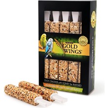 Gold Wings Premium Ballı-Meyveli Muhabbet Kuşu Krakeri, 10'lu Kutu