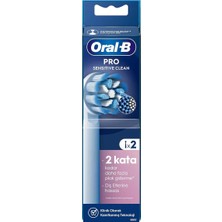 Oral-B Sensitive X- Şarjlı Diş Fırçası Yedek Başlığı 2 Adet