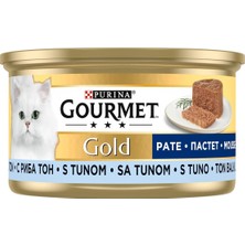 Gourmet Gold Kıyılmış Ton Balıklı Yaş Kedi Maması, Yetişkin, 85 G