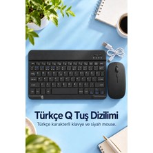 Kablosuz Klavye Mouse Takımı Türkçe Karakterli Tuşlar