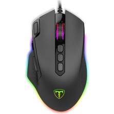 T-Dagger T-TGM305-A, Bettle Air, Rgb Backlight, 10 Programlanabilir Buton, USB Kablolu, 8.00DPI, Gaming Mouse