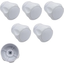 Yapıkan Mr.bracket 5-Adet Vidalı 7 mm Radyatör Vanası Başlığı Büyük Boy - Geniş Tip Petek Vana Kapağı - Petek Musluk Kafası (7 Mm)