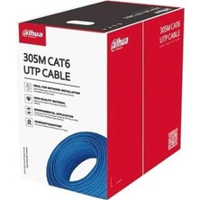 Dahua PFM922I-6UN-C 305 Metre U/utp 23AWG Cca Mavi Renk Cat6 Kablo Bzoshb
