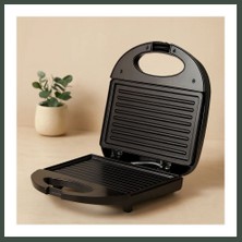 Bezos Mini Elektrikli Tost Makinesi (2 Dilim) 750W Yapışmaz Nhr