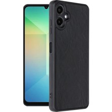 Ykm Galaxy A06 Kılıf Aras Deri Kapak - Siyah