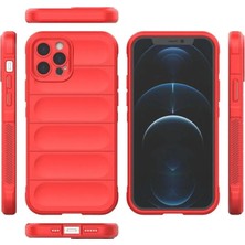 Ytm Apple Iphone 12 Pro Kılıf Optimum Silikon - Kırmızı