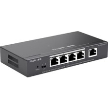 Ruijie Ruıjıe Reyee RG-ES205GC-P 4 Port Gıgabıt+1xgb RJ45 Uplınk L2 Cloud Yönetilebilir 54W Poe Swıtch Bzoshb