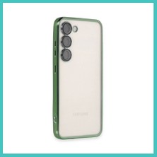 Ny Joy Samsung Galaxy S23 Plus Uyumlu Kılıf Lensli Silikon - Yeşil Nyjoybz