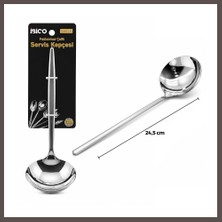 Ecotrend Krom Metal Servis Kepçe 24.5 cm ECO123