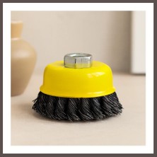 Ecotrend 75 mm Burgulu Çanak Fırça ? Pas & Korozyon Giderme ECO123
