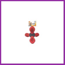 M-Pets Saturn Kauçuk Ödül Hazneli Köpek Oyuncağı Kırmızı 14X13X12 cm BEZ10