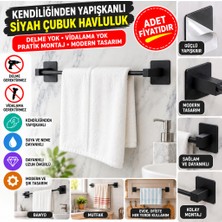 Str Store Kendiliğinden Yapışkanlı Siyah Çubuk Havluluk (Adet Fiyatıdır)