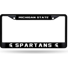 Str Store Ncaa Michigan State Spartans Siyah Krom Çerçeve 30 cm x 15 cm