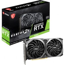MSI Msı Geforce RTX3060 Ventus 2x 12G Oc 12GB Gddr6 192BIT 1xhdmı 3xdp Ekran Kartı Bzst