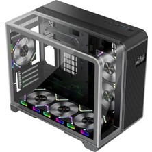 1st Player Rt6 Siyah Dıgıtal 4X12CM Argb Temperli Cam USB 3.0 M-Atx Kasa BZS10