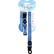 Str Store Gentle Dog Boyun Tasması ve Gezdirme Set (S) Mavi