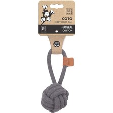Str Store Coto Grey Loop Ball 6,5cm Çekmeli Örgü Top Oyuncak