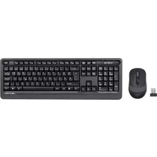 A4Tech A4 Tech FG1010 Gri F mm 2.4g Kablosuz Klavye Mouse Set BZS10