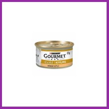 Gourmet Kıyılmış Hindi Etli Yetişkin Kedi Konservesi 6 Adet 85 gr BEZ10
