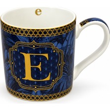 Easy Life Collection's Monogram “e” Porselen Kupa - 350 ml
