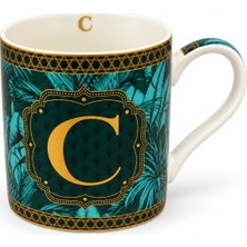 Easy Life Collection's Monogram “c” Porselen Kupa - 350 ml