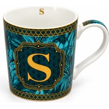 Easy Life Collection's Monogram “s” Porselen Kupa - 350 ml