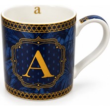 Easy Life Collection's Monogram “a” Porselen Kupa - 350 ml