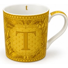 Easy Life Collection's Monogram “t” Porselen Kupa - 350 ml