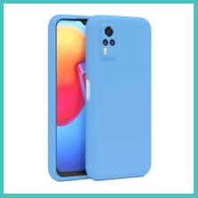 Ny Joy Vivo Y53S Uyumlu Kılıf Nano Içi Kadife Silikon - Mavi Nyjoybz