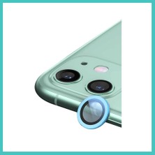 Ny Joy iPhone 12 Mini Uyumlu Raze Metal Kamera Lens - Mavi Nyjoybz