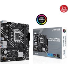 Asus Prıme H610M-K D4 Argb Ddr4 3200MHZ 1xhdmı 1xm.2 USB 3.2 Matx 1700P (12. / 13. ve 14. Nesil Işlemci Uyumlu) HB006