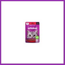Whiskas Pouch Sos Içinde Sığır Etli Yetişkin Kedi Konservesi 85 gr Bty