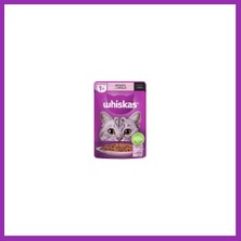 Whiskas Pouch Sos Içinde Somonlu Yetişkin Kedi Konservesi 85 gr Bty