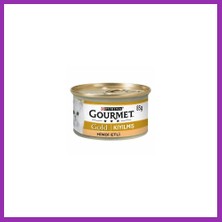 Gourmet Kıyılmış Hindi Etli Yetişkin Kedi Konservesi 6 Adet 85 gr Bty