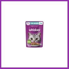 Whiskas Pouch Jöle Içinde Ton Balıklı Yetişkin Kedi Konservesi 85 gr Bty