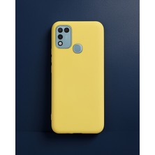 Lexroo Infinix Hot 10 Play Kılıf Nano Içi Kadife Silikon – Sarı