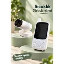 Mey İthalat Mey Ithalat® Vox Modlu Görüntülü Bebek Telsizi Kamera ve Ekran Seti