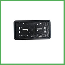 Astraltech Çerçeveli Dikdörtgen Plakalık Plaka Altlığı Siyah 32X17CM 1 Adet Bezoss