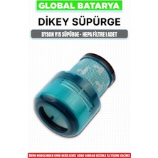 Global Batarya Dysön V15 Uyumlu Dikey Süpürge Hepa Filtre 1 Adet