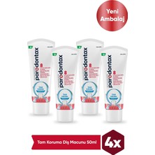 Parodontax Diş Macunu Tam Koruma Ekstra Ferahlık Nane Aromalı 4x50 ml İngiltere Menşeli