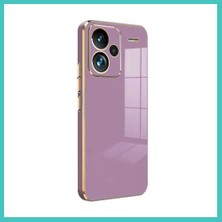 Ny Joy Redmi Note 13 Pro Plus Kılıf Volet Silikon - Mor Nyjoybz