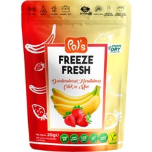 Pol's Freeze Fresh Dond.kurutlmş.çilek ve Muz 20 G - 7 Adet