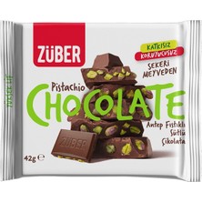 Züber Antep Fıstıklı Sütlü Çikolata 42 G - 6 Adet