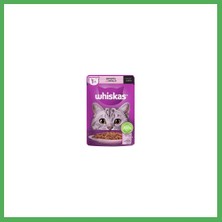 Whiskas Pouch Sos Içinde Somonlu Yetişkin Kedi Konservesi 85 gr Bezoss