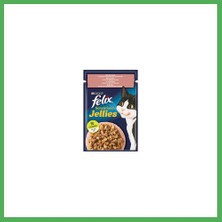 Felix Pouch Sensation Jellies Somonlu ve Karidesli Yetişkin Kedi Konservesi 6 Adet 85 gr Bezoss