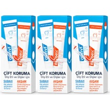 Elmex Aronal Çift Koruma Diş Macunu 3 Kutu (6 x 75 Ml)