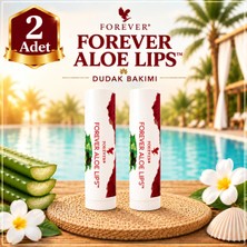Forever Aloe Lips Aloe Vera ve Jojoba Yağı İçeren Dudak Koruyucu 2 x 4,25 g