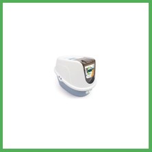 M-Pets Eco Tima Kapalı Kedi Tuvaleti Large Okyanus Mavisi 60X45X42 cm Bezoss