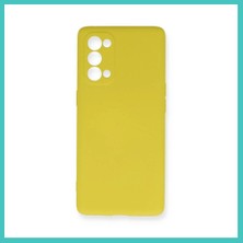 Ny Joy Reno 5 Pro Uyumlu Kılıf Nano Içi Kadife Silikon - Sarı Nyjoybz