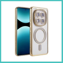 Ny Joy Redmi Note 15 Pro Plus 5g Uyumlu Joke Simli Magneticsafe Kılıf - Gold Nyjoybz